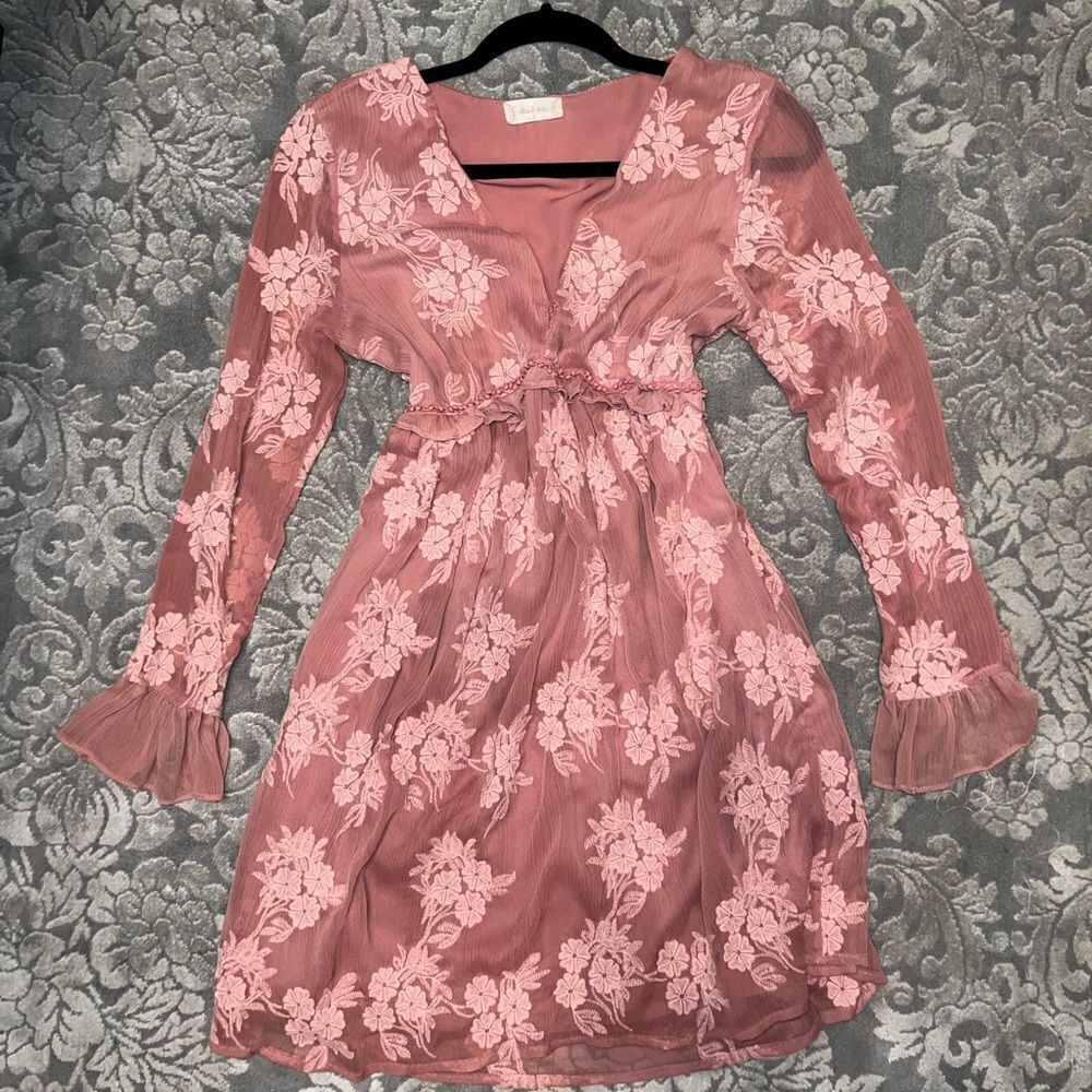 used Pre-owned Altar'd State Women's Size S Casual Dress, Size: Small, Pink - Picture 2 of 7